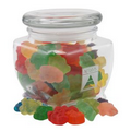 3 1/8" Howard Glass Jar w/ Gummy Bears